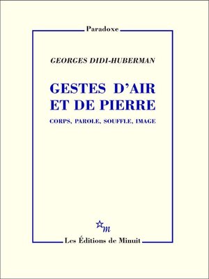 cover image of Gestes d'air et de pierre